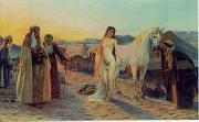 unknow artist Arab or Arabic people and life. Orientalism oil paintings 101